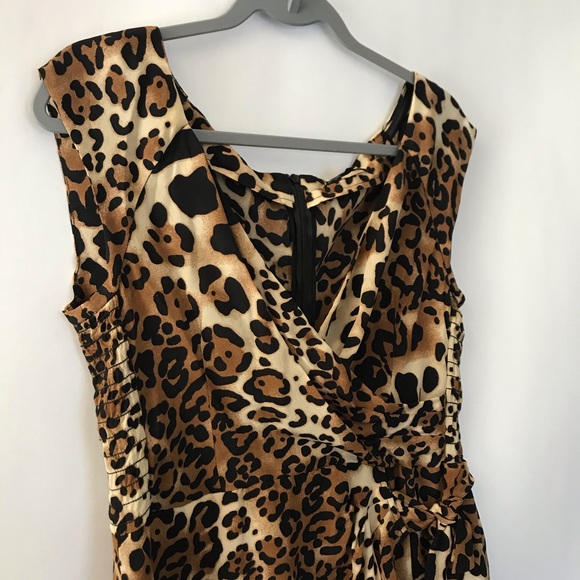 Nanette Lepore Silk Leopard Print Dress - Picture 2 of 5